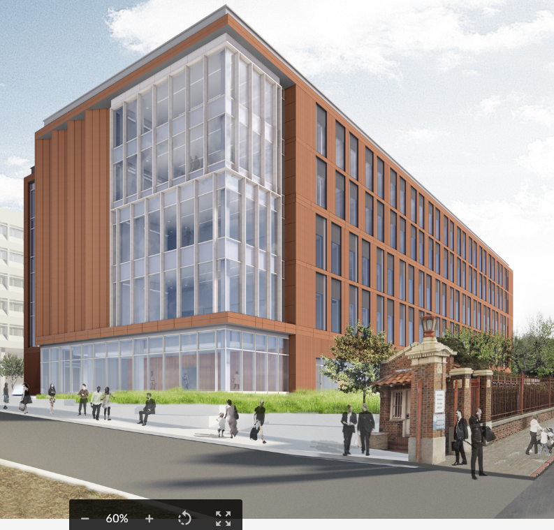 Rendering of new UCSF building at ZSFG